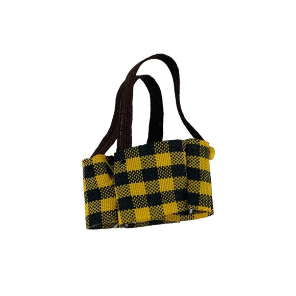 Vintage Troll Toy Figures Yellow Red Hair White Tuxedo w/Extra Outfit - Picture 5 of 5